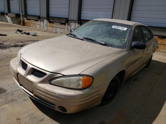 1G2NF52T11M567020 - 2001 PONTIAC GRAND AM S TAN photo 2