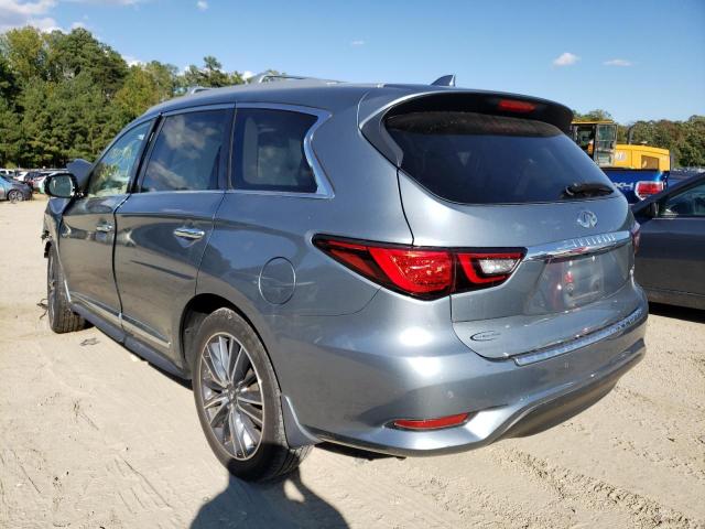 5N1DL0MN8KC560991 - 2019 INFINITI QX60 LUXE BLUE photo 3