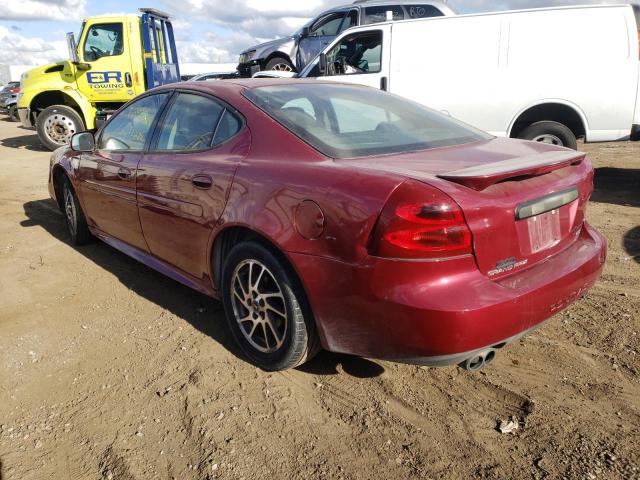 2G2WR524341143861 - 2004 PONTIAC GRAND PRIX წითელი ფოტო 3