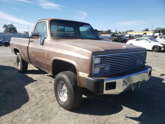 1GTEK14C3EJ507941 - 1984 GMC K1500 BROWN photo 1