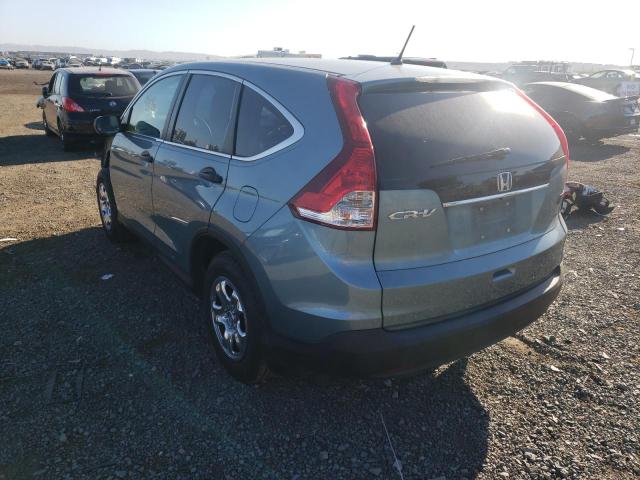 2HKRM3H36EH517034 - 2014 HONDA CR-V LX BLUE photo 3