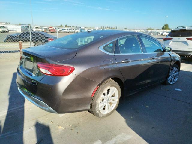 1C3CCCAB9FN694371 - 2015 CHRYSLER 200 LIMITE GRAY photo 4