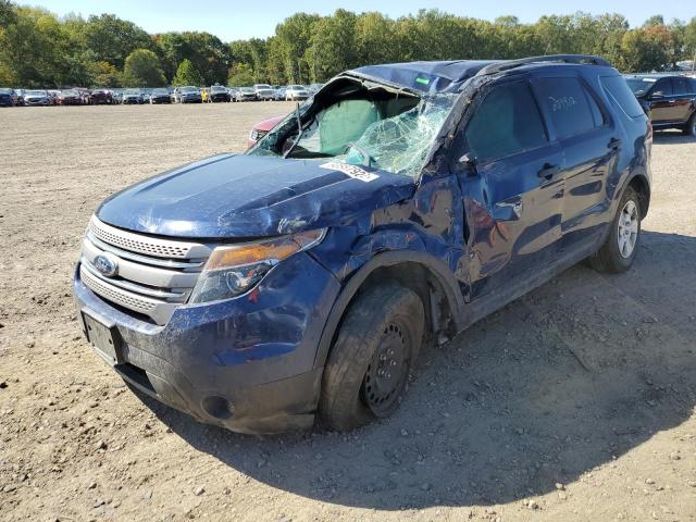 1FMHK7B84CGA86607 - 2012 FORD EXPLORER BLUE photo 2