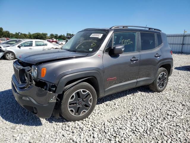 ZACCJBCB8HPE90647 - 2017 JEEP RENEGADE T GRAY photo 2