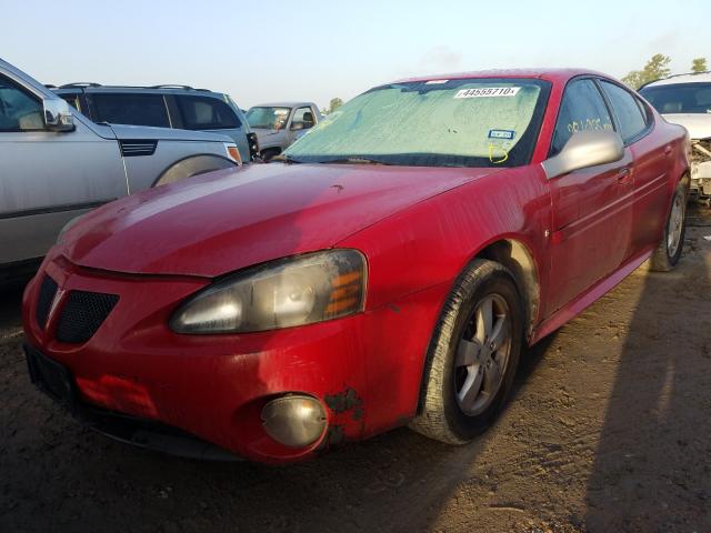2G2WP552181106443 - 2008 PONTIAC GRAND PRIX წითელი ფოტო 2