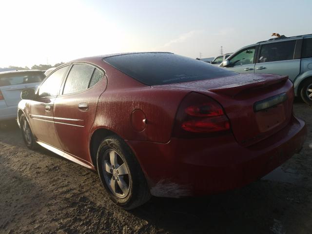2G2WP552181106443 - 2008 PONTIAC GRAND PRIX წითელი ფოტო 3
