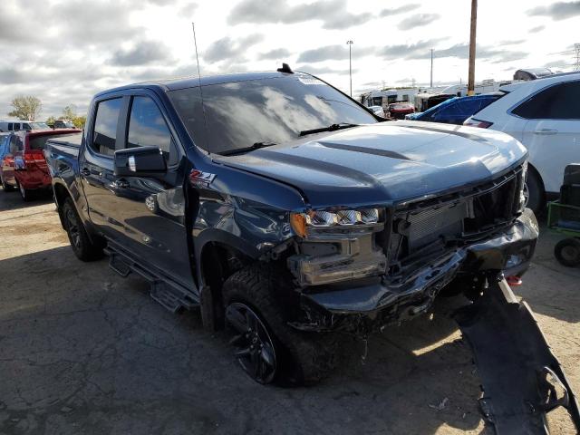 1GCPYFED0LZ346362 - 2020 CHEVROLET 1500 SILVE BLUE photo 1