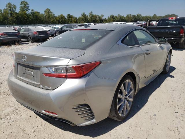 JTHHE5BC9F5004759 - 2015 LEXUS RC 350 SILVER photo 4