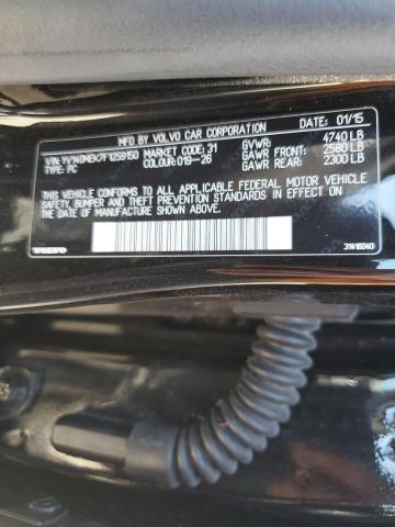 YV140MEK7F1259150 - 2015 VOLVO V60 PREMIE BLACK photo 10