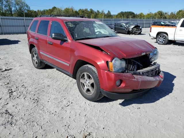 1J4GS48K25C648221 - 2005 JEEP GRAND CHER RED photo 1