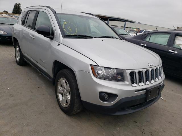 1C4NJCBA4ED539327 - 2014 JEEP COMPASS SP SILVER photo 9