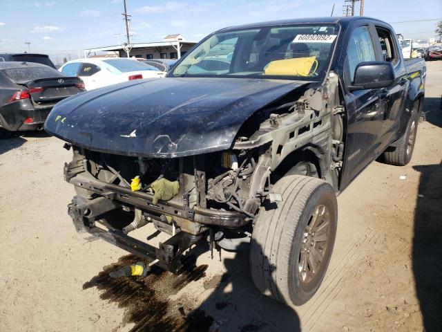 1GCGSCE39G1258258 - 2016 CHEVROLET COLORADO L BLACK photo 2