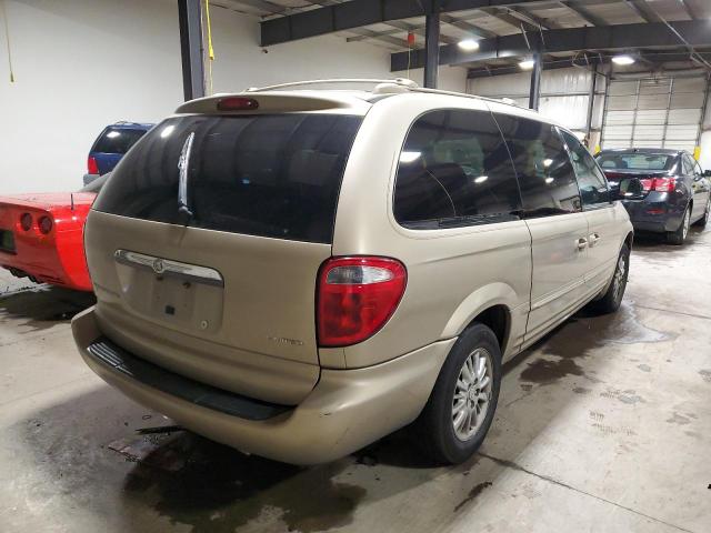 2C8GP64L83R225325 - 2003 CHRYSLER TOWN & COU BEIGE photo 4