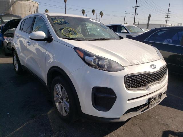 KNDPM3AC9K7590769 - 2019 KIA SPORTAGE L WHITE photo 1