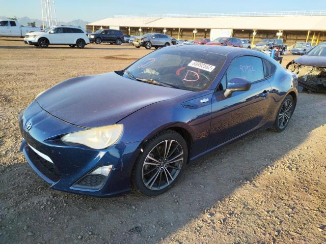 JF1ZNAA10D1729384 - 2013 TOYOTA SCION FR-S BLUE photo 2