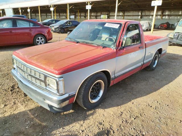 1GCCS14R9N8129966 - 1992 CHEVROLET S TRUCK S1 RED photo 2