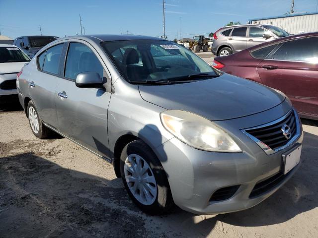 3N1CN7AP9DL893574 - 2013 NISSAN VERSA S GRAY photo 1