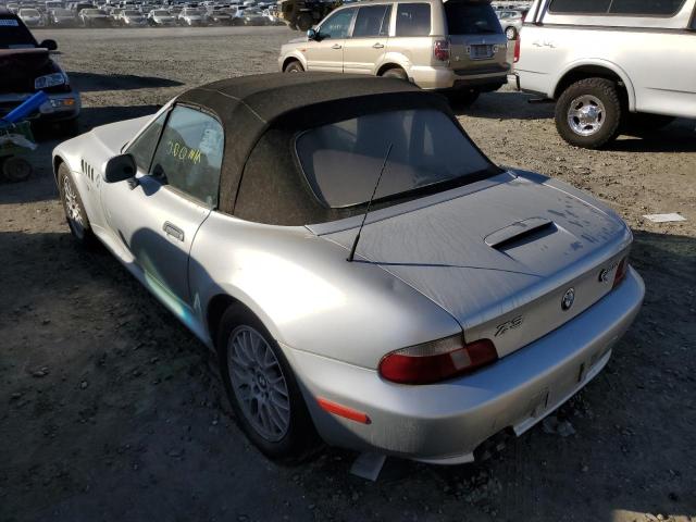 WBACN334X1LM01308 - 2001 BMW Z3 2.5 SILVER photo 3