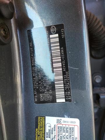 4T1BE46K37U058113 - 2007 TOYOTA CAMRY CE CHARCOAL photo 10