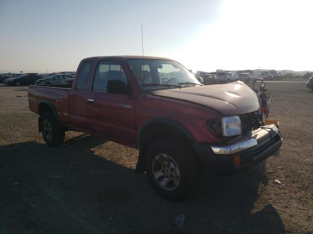 4TASN92N5YZ636424 - 2000 TOYOTA TACOMA XTR BURGUNDY photo 1