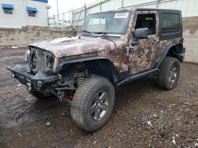 1J8FA54179L772605 - 2009 JEEP WRANGLER S BROWN photo 2
