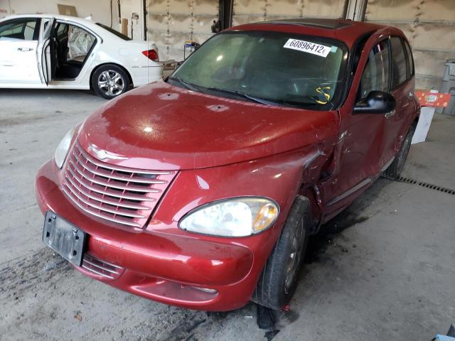 3C8FY68884T247144 - 2004 CHRYSLER PT CRUISER RED photo 2