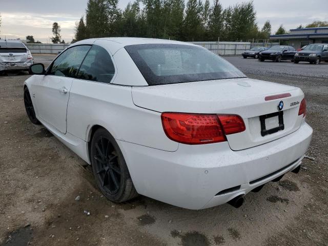 WBADX1C57DJ128789 - 2013 BMW 335 I SULE WHITE photo 3