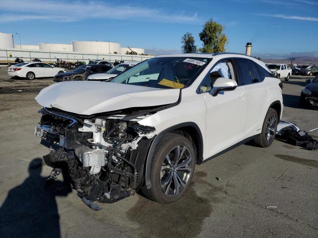 2T2HGMDA7MC063323 - 2021 LEXUS RX 450H WHITE photo 2