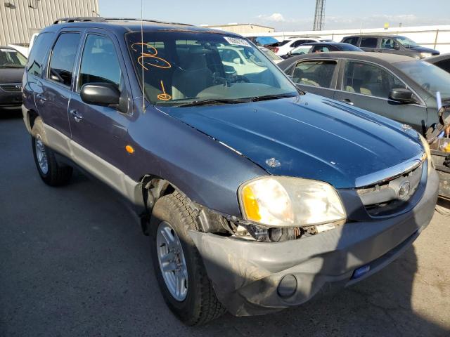 4F2YU07B81KM50760 - 2001 MAZDA TRIBUTE DX BLUE photo 1