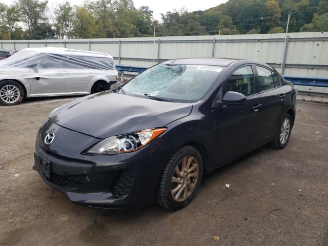 JM1BL1V71C1621354 - 2012 MAZDA 3 I BLACK photo 2