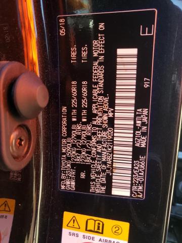 JTJYARBZ1K2119020 - 2019 LEXUS NX 300 BAS 黑色 照片 10