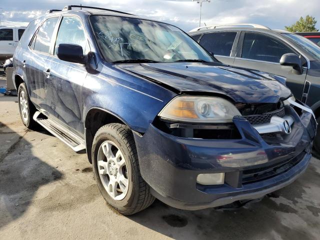 2HNYD18624H515289 - 2004 ACURA MDX TOURIN BLUE photo 1