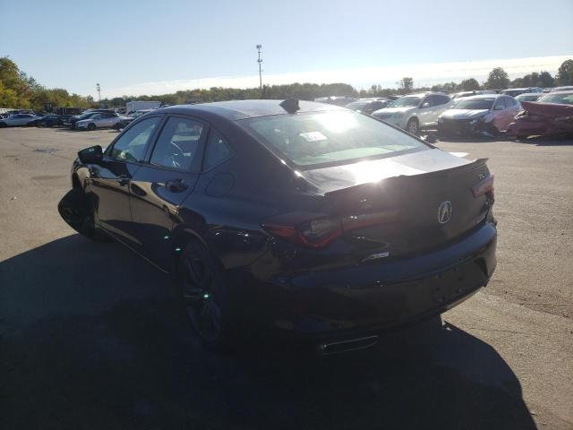 19UUB6F5XNA000253 - 2022 ACURA TLX TECH A BLACK photo 3