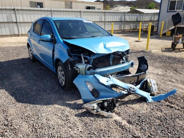 JTDKDTB38F1103515 - 2015 TOYOTA PRIUS C BLUE photo 1