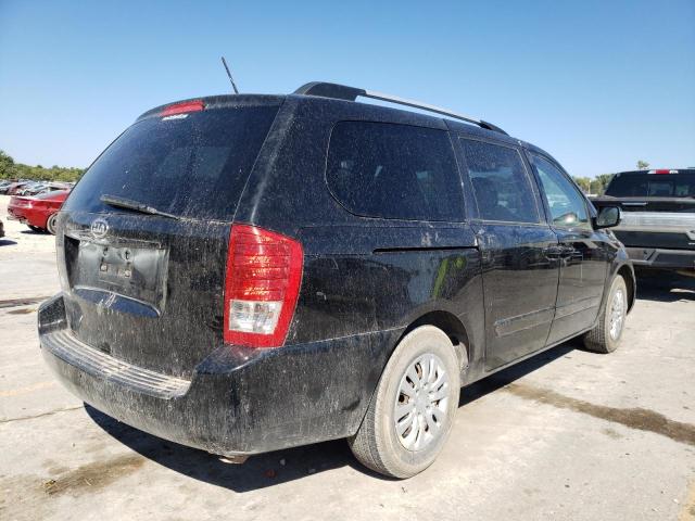 KNDMG4C74C6432959 - 2012 KIA SEDONA LX BLACK photo 4