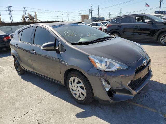 JTDKDTB34F1089967 - 2015 TOYOTA PRIUS C GRAY photo 1