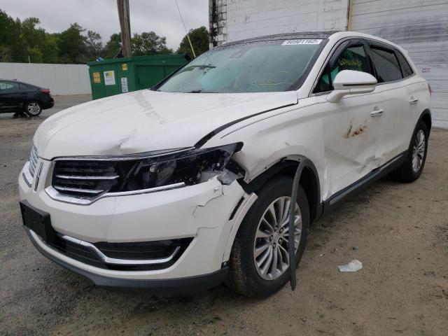 2LMTJ6KR2GBL67788 - 2016 LINCOLN MKX SELECT WHITE photo 2