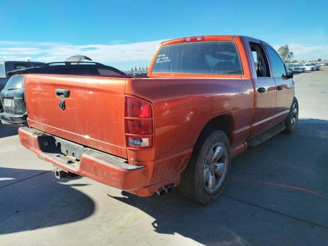 1D7HA18D45J603554 - 2005 DODGE RAM 1500 S ORANGE photo 4