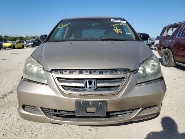 5FNRL38287B000734 - 2007 HONDA ODYSSEY LX GOLD photo 5