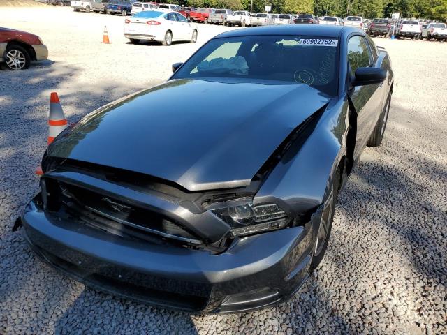 1ZVBP8AM2E5319797 - 2014 FORD MUSTANG GRAY photo 2
