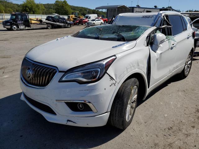 LRBFX1SA8JD059727 - 2018 BUICK ENVISION E WHITE photo 2