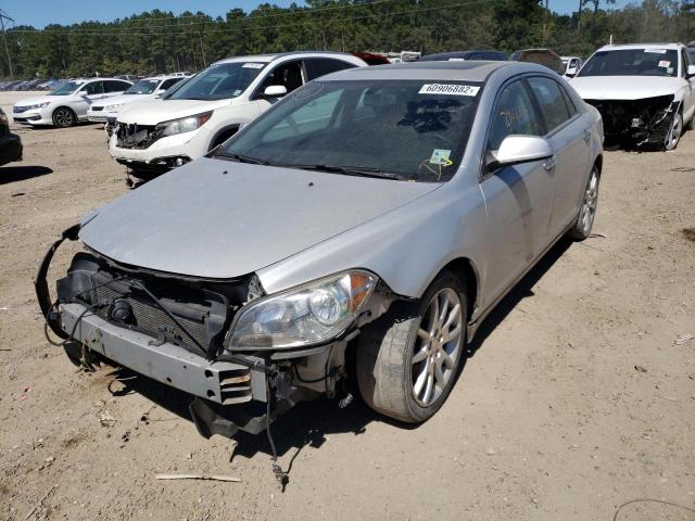 1G1ZE5EU4CF104339 - 2012 CHEVROLET MALIBU LTZ ვერცხლისფერი ფოტო 2