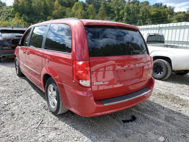 2C4RDGCG7CR322271 - 2012 DODGE GRAND CARA RED photo 3