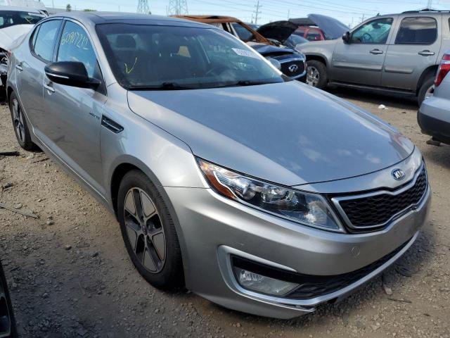 KNAGM4AD4D5049879 - 2013 KIA OPTIMA HYB SILVER photo 1