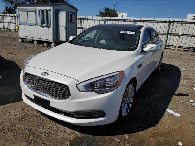 KNALW4D45F6017489 - 2015 KIA K900 WHITE photo 2