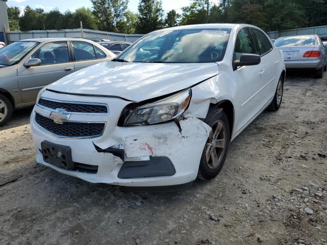 1G11B5SAXDF214359 - 2013 CHEVROLET MALIBU LS WHITE photo 2