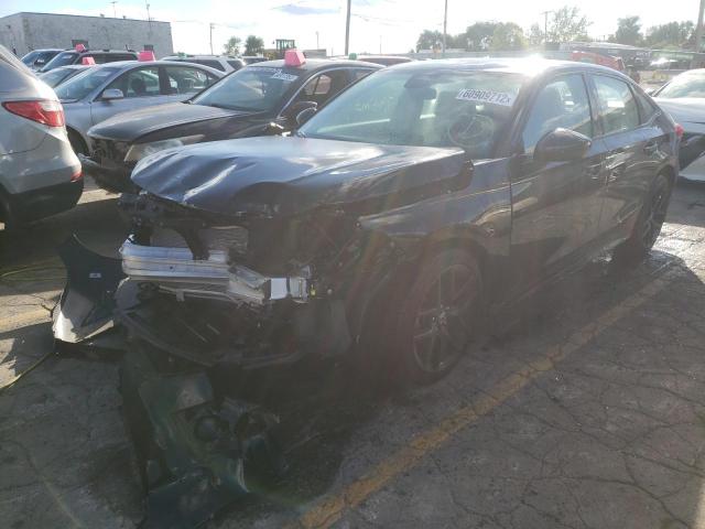 2HGFE2F50NH557814 - 2022 HONDA CIVIC SPOR BLACK photo 2