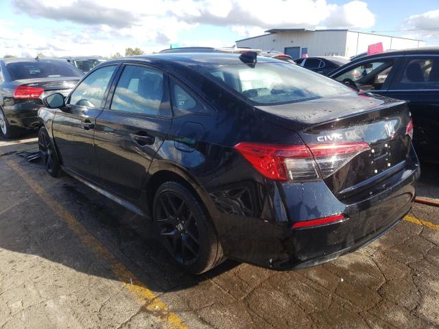2HGFE2F50NH557814 - 2022 HONDA CIVIC SPOR BLACK photo 3