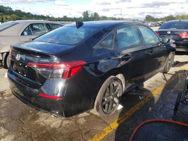 2HGFE2F50NH557814 - 2022 HONDA CIVIC SPOR BLACK photo 4