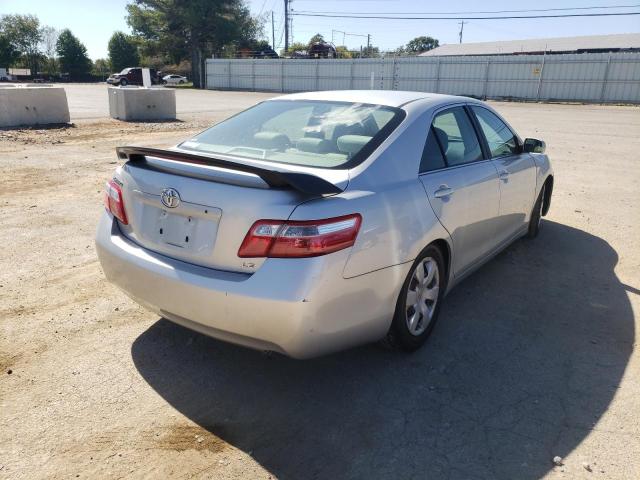 4T1BE46K57U625180 - 2007 TOYOTA CAMRY CE SILVER photo 4